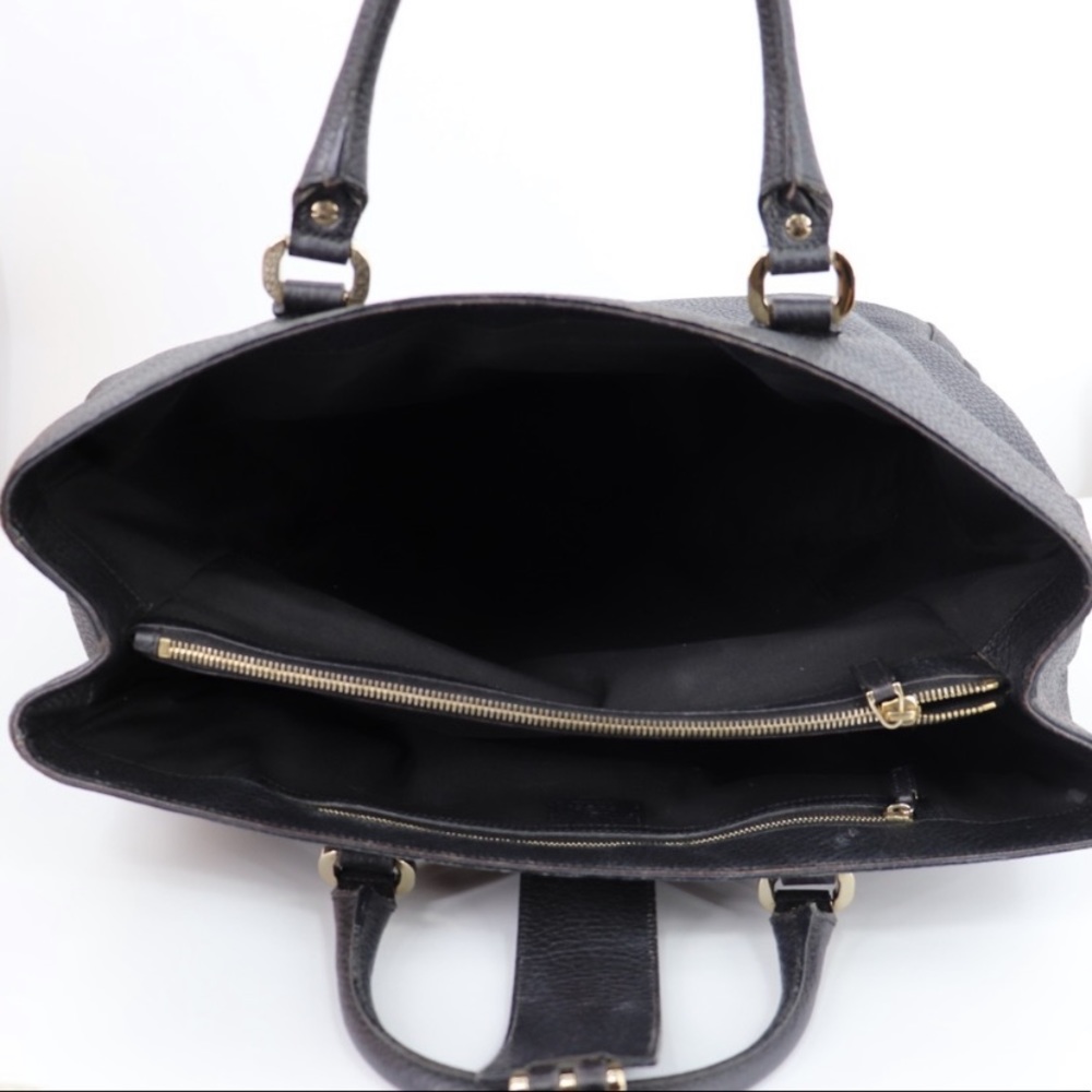 💎 Gucci 💎 Black Leather Tote - Picture 8 of 16